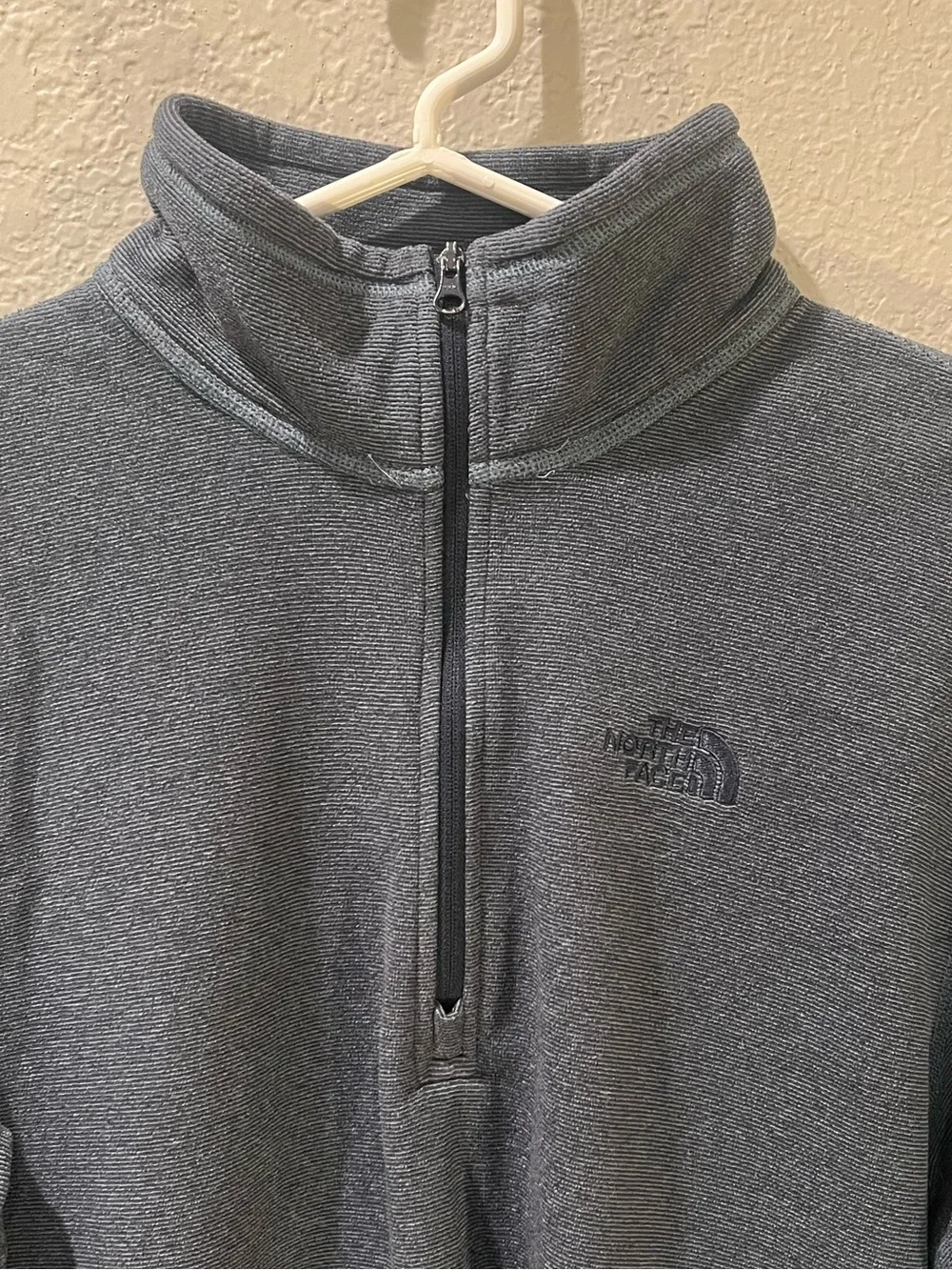 The North Face Slate Blue 1/4 Zip Fleece Pullover